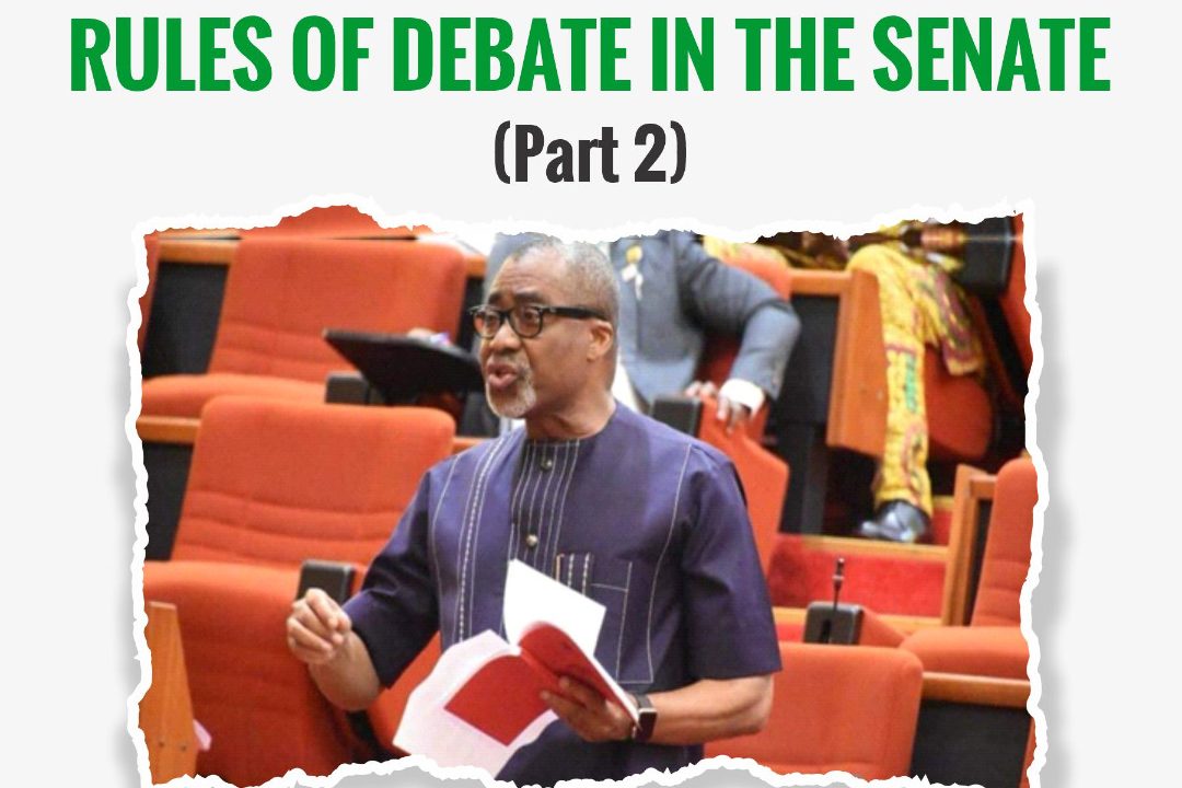 National Assembly Meme: Rules of Debate in the Senate (Part 2)