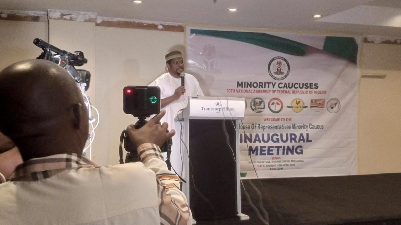 HAPPENING NOW: 10th Assembly Reps Minority Caucus meets at Transcorp Hilton