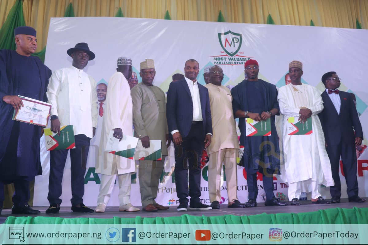 OrderPaper rewards 18 NASS Members for valuable contributions in lawmaking