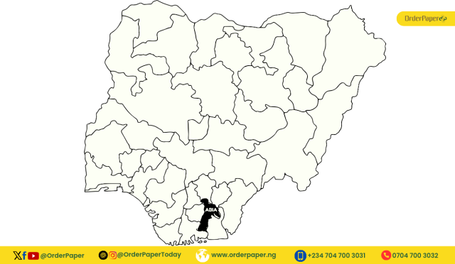 Abia NASS map