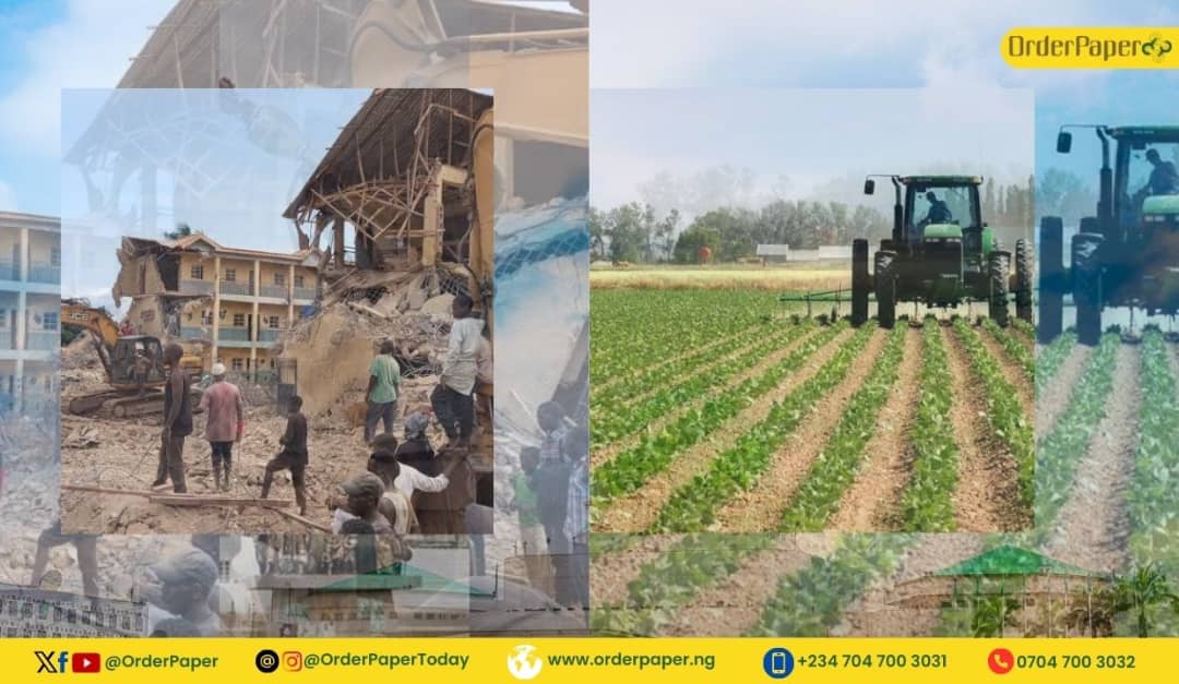 Plateau school collapse, budget raise, and agriculture college | SENATE GIST TODAY⁩