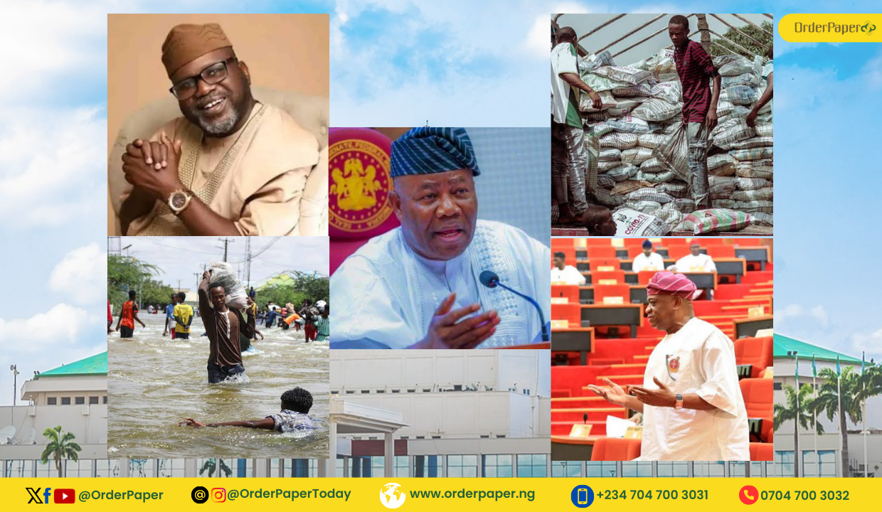 Data protection and palliatives for Abia, Ekiti flood victims | SENATE GIST TODAY