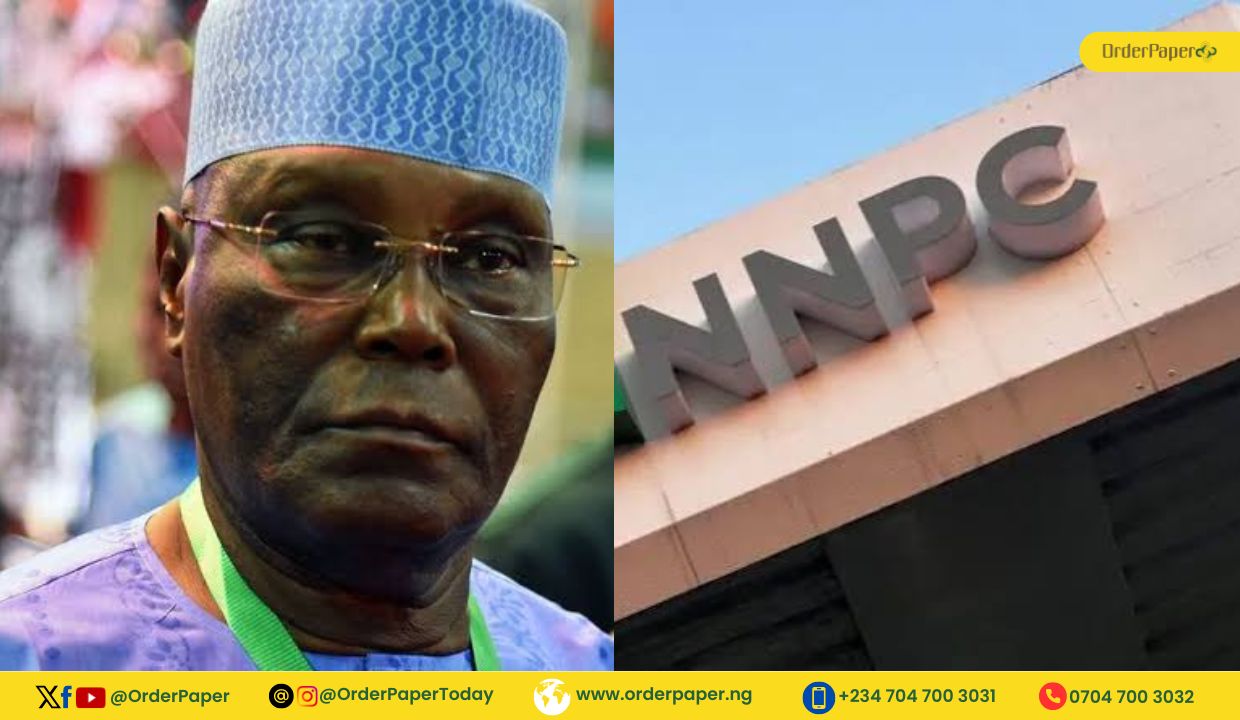 Atiku dismisses NNPC probe, says Tinubu’s men in control of NASS