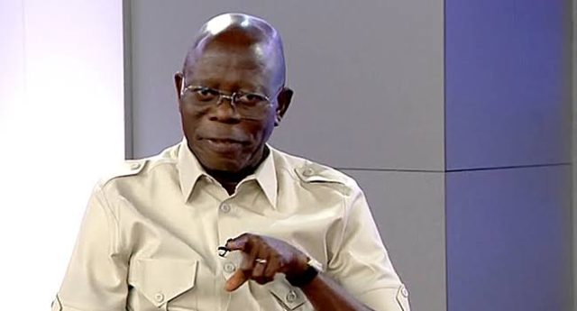 Senator Adams Aliu Oshiomhole, lawmaker from Edo State 