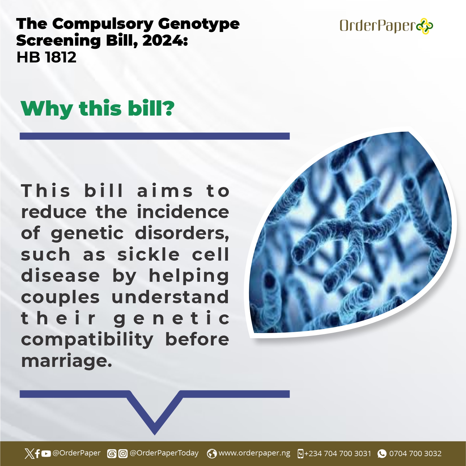 Genotype or goodbye: New marriage law targets nigeria’s sickle cell crisis 