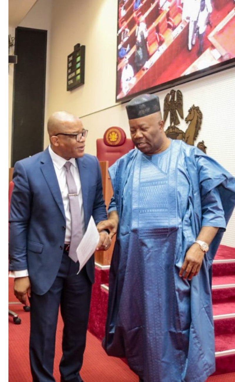 Akpabio appoints outgoing senate clerk, Akubueze, as chief of staff