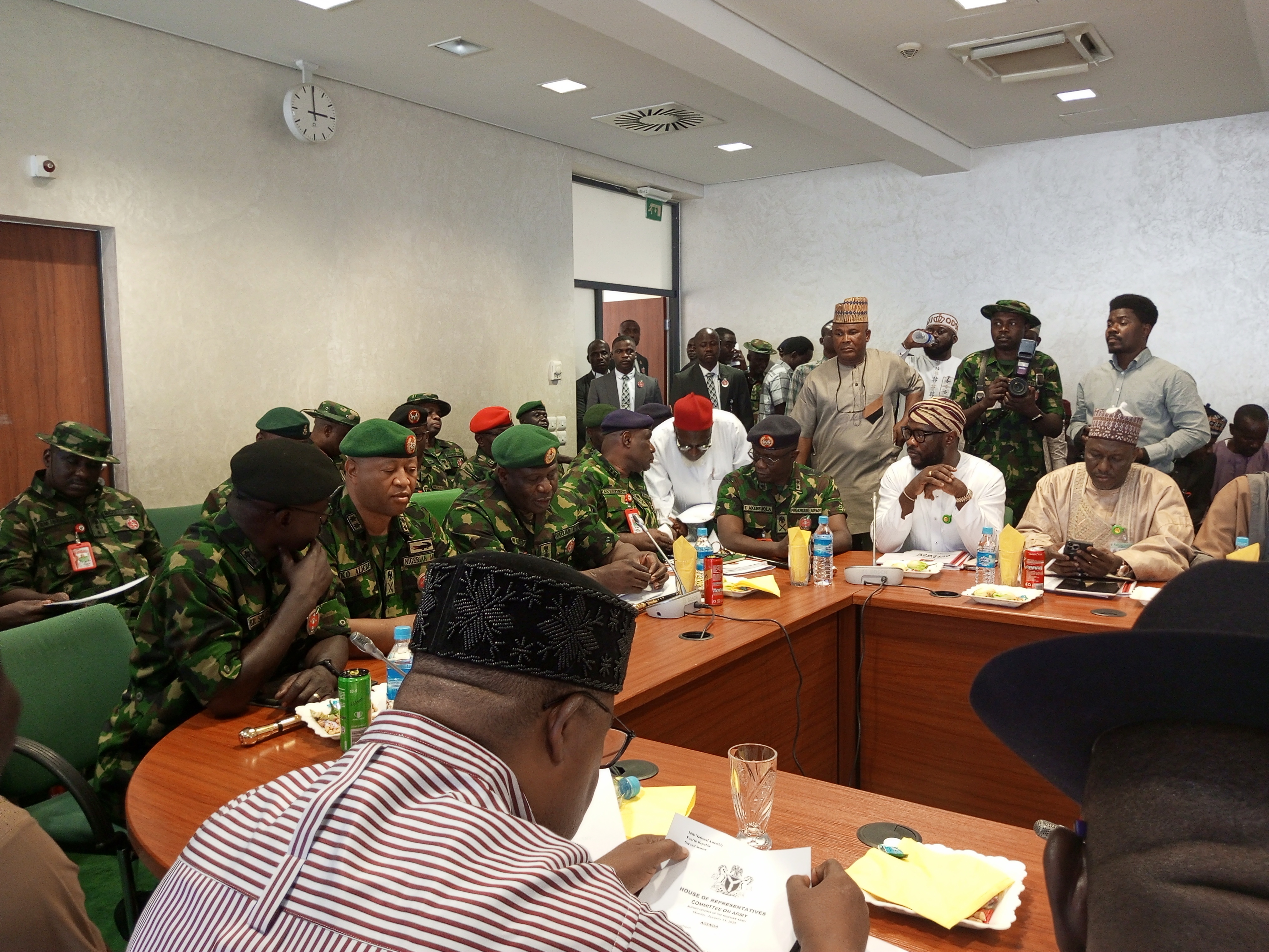 2025 Budget Defence: Reps Committee on Army holds session behind closed doors 